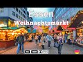 Essen  christmas market 2023walking tour in essen in germany 4kr 60fps