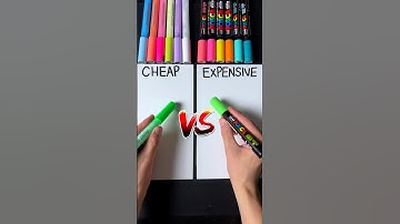 Drawing, But Cheap VS Expensive… (#shorts)
