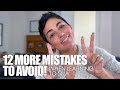 12 MORE MISTAKES TO AVOID WHEN LEARNING TO SEW!