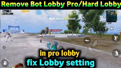 Bot Lobby Problem Solve Pubg Mobile / 4.1 Update Bot Lobby Solution/ Pro Lobby Trick 