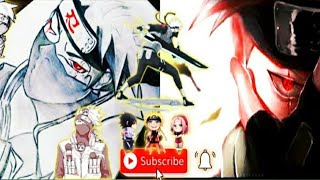 رسم كاكاشى سينسى  kakashi أحترافي من انمي ناروتو | رسم بالرصاص فقط |مع DoDo Arts 2021