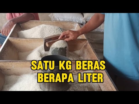 1 Liter Beras Berapa Kg Tepung