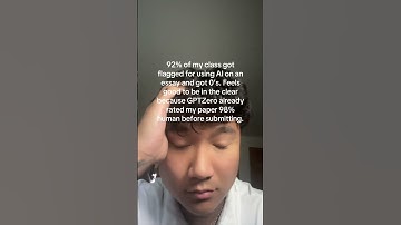 Yea GPTZero I owe you one #AI #chatgpt #aidetection #college #aieducation #essay #studytok