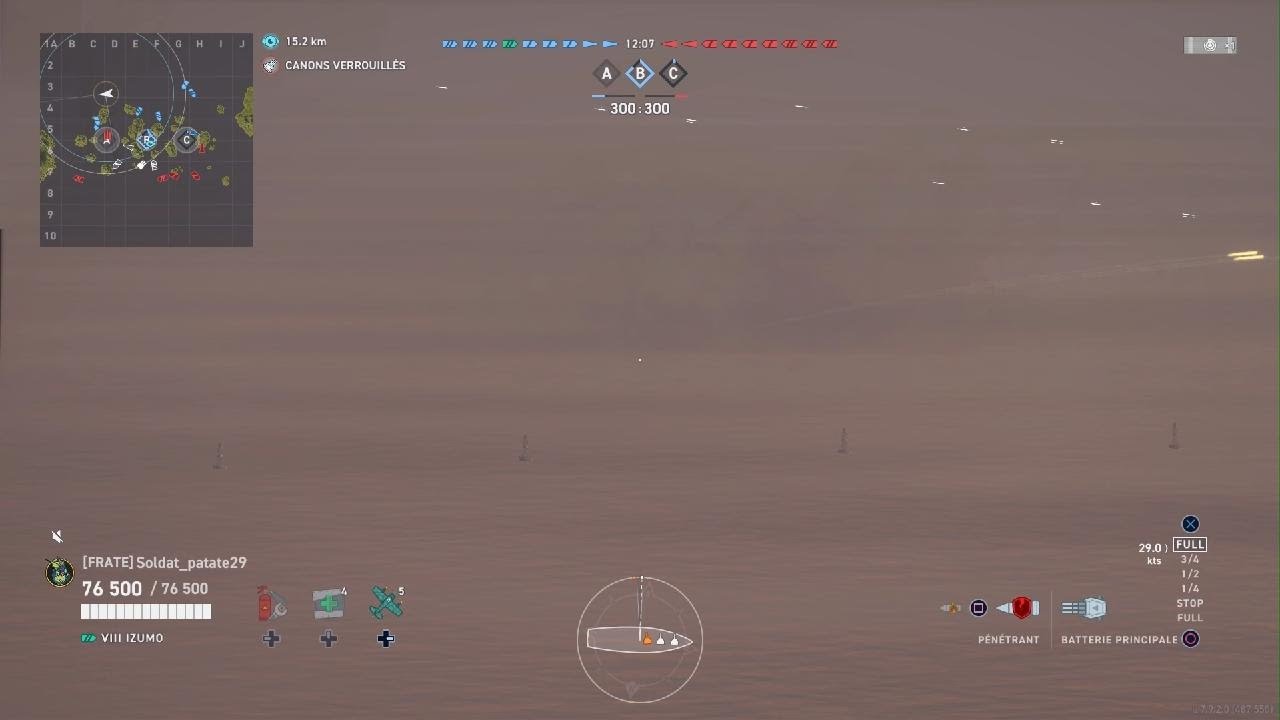 WoWs L : IZUMO gameplay PS5