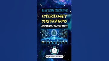 Cybersecurity Certifications for Blue Team (Defensive) | Advanced/Expert Level Certifications