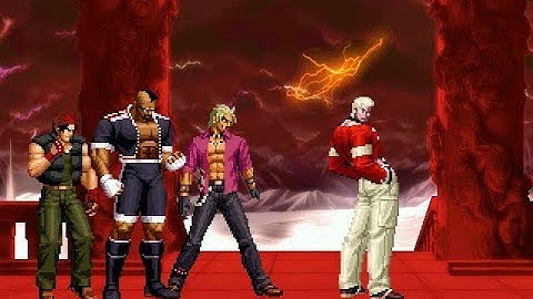 Shen, Heavy D & Ralf vs Orochi Yashiro