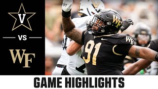 Vanderbilt vs. Wake Forest Game Highlights | 2023 ACC Football
