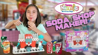 SODA SHOP MAKER!!! DIY Mini Sodas! Yummy Nummies Mini Kitchen Magic