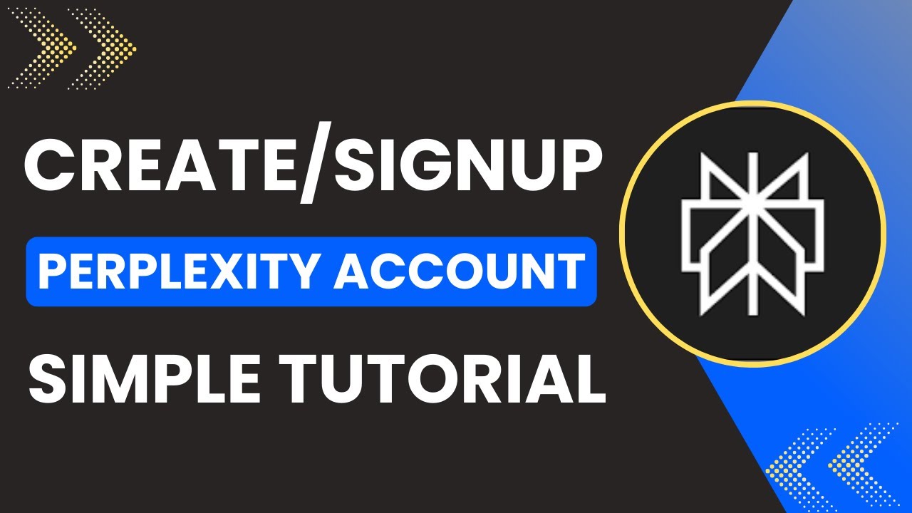 How to Create Perplexity Account - YouTube