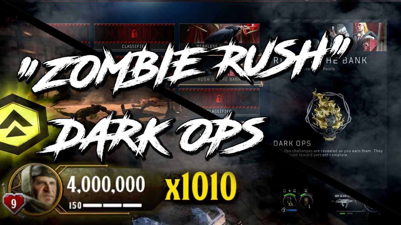 SECRET "DARK OPS" CHALLENGE - "GET 50.000.000 POINTS IN ZOMBIE RUSH" | COD BLACK OPS 4 ZOMBIES