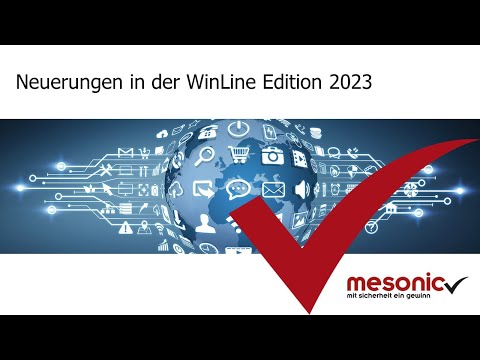 mesonic WinLine 12 "Neuerungen in der WinLine Edition 2023" - video from mesonic