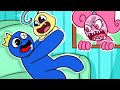 RAINBOW FRIENDS in CREEPY LIFE of MOMMY LONG LEGS🔥  || Poppy Playtime Chapter 2 Animation