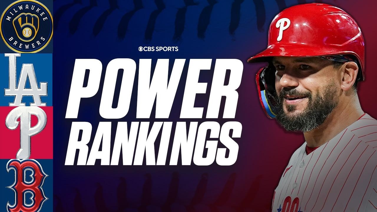 Latest MLB Power Rankings: Brewers & Dodgers take top spots | Phillies stay hot, move up to No. 7