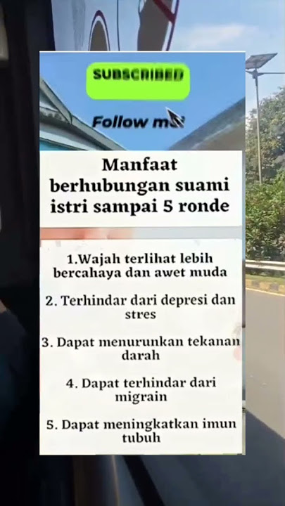 MANFAAT HUBUNGAN SUAMI ISTRI #trendingshorts #viralshorts #fypシ゚