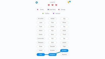 Associations - Connect Word - Levels 1-10