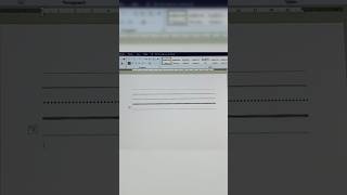 How to draw the line in Ms Word||एमएस वर्ड में लाइन कैस बनाए || #sorts #msword #microsoftoffice