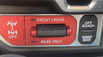 Gladiator Rubicon’s coolest hidden feature- locking the Rear Diff in 4 Hi