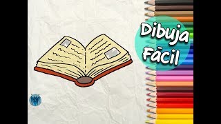 Cómo Dibujar Un Libro Abierto Fácil Dibujos Para Dibujar