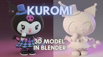 Blender2.9でクロミを作る方法[サンリオシリーズ]