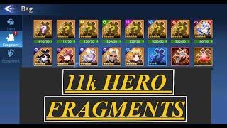 MORE THAN 11k FRAGMENTS OPENING Mobile Legends: Adventure