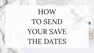 How to Send Your Save The Dates Profile