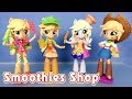 Обзор набора Smoothies Shop с куклой Эпплджек (Equestria Girls Minis)