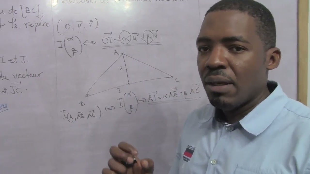 Définir Base, Repère Et Apprendre À Déterminer Les Coordonnées D'un Point Dans Un Repère