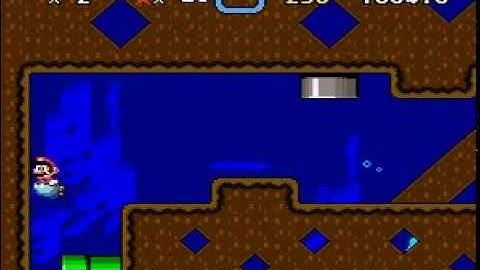 Super Mario World Custom Level- Sunken Treasure