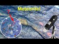 Метеорит под микроскопом