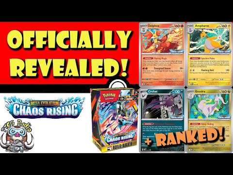 Chaos Rising PreRelease Promos Officially Revealed (and Ranked!)! All Stage 2s! (Pokémon TCG News)