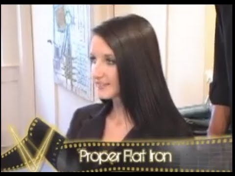 How to hairstyles: Proper Flat Iron using a Sedu b...