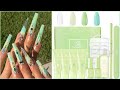 MAKARTT Green Polygel Kit! Easy & Fast Jade Nails 💚GIVEAWAY + Discount!