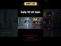 Daily 10 UC Spin (Day - 22) MACABRE VALENTINE Gilt #luckyspins #gaming #bgmi #createopening