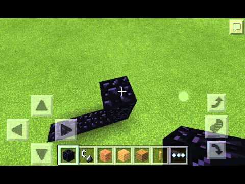 Minecraft cara membuat nether portal - YouTube