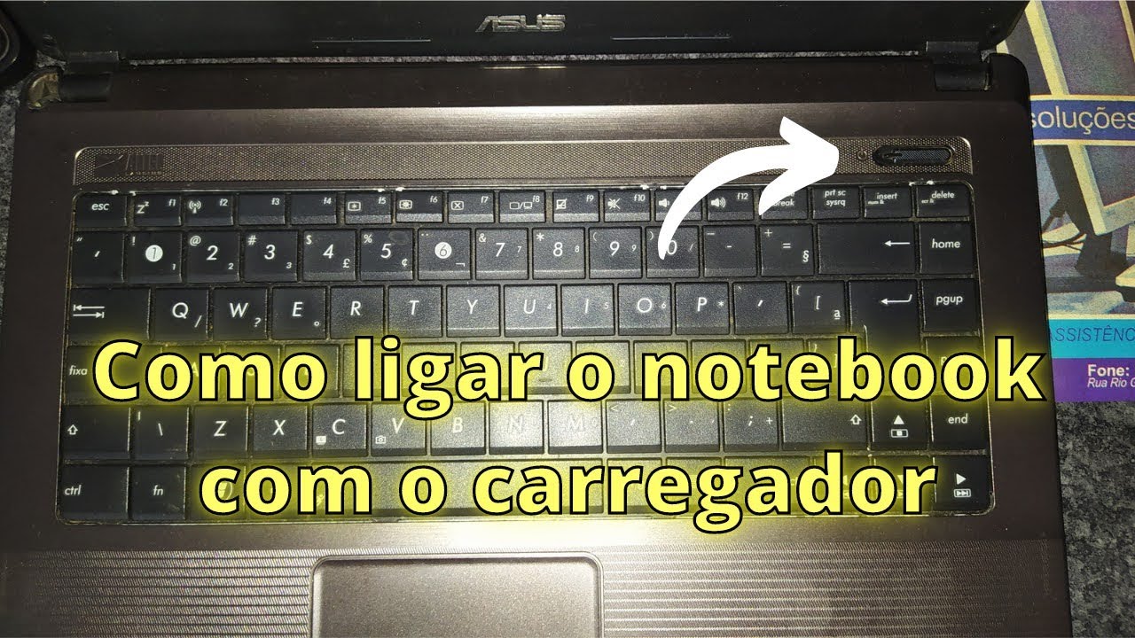 Como Ligar O Notebook Com O Bot o Power Quebrado Usando O Carregador Como ligar o notebook com o bot o power quebrado usando o carregador