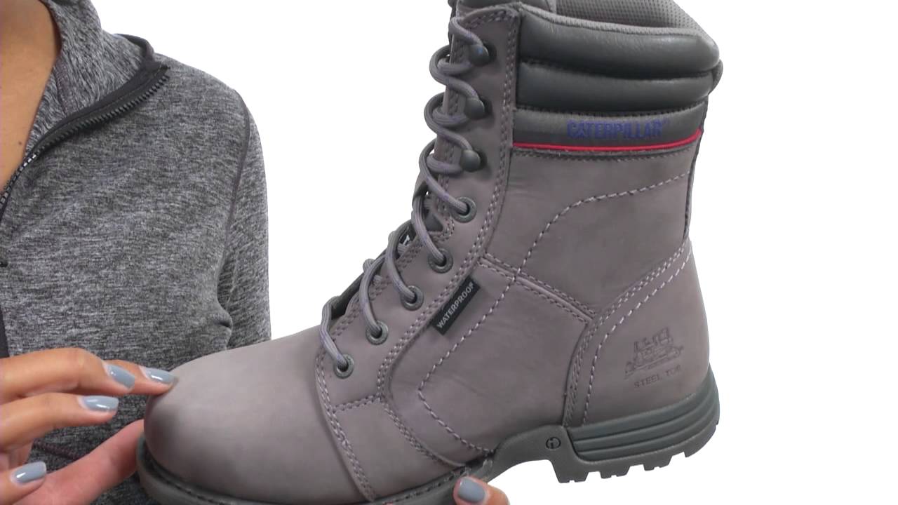 women's echo waterproof steel toe work boot