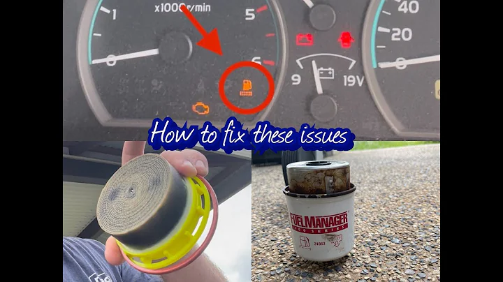How to fix 70 Series Landcruiser fuel filter light | Main and Secondary Fuel Filter replacement