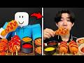 ゲームの食べ物ASMR vs リアルの食べ物ASMR!