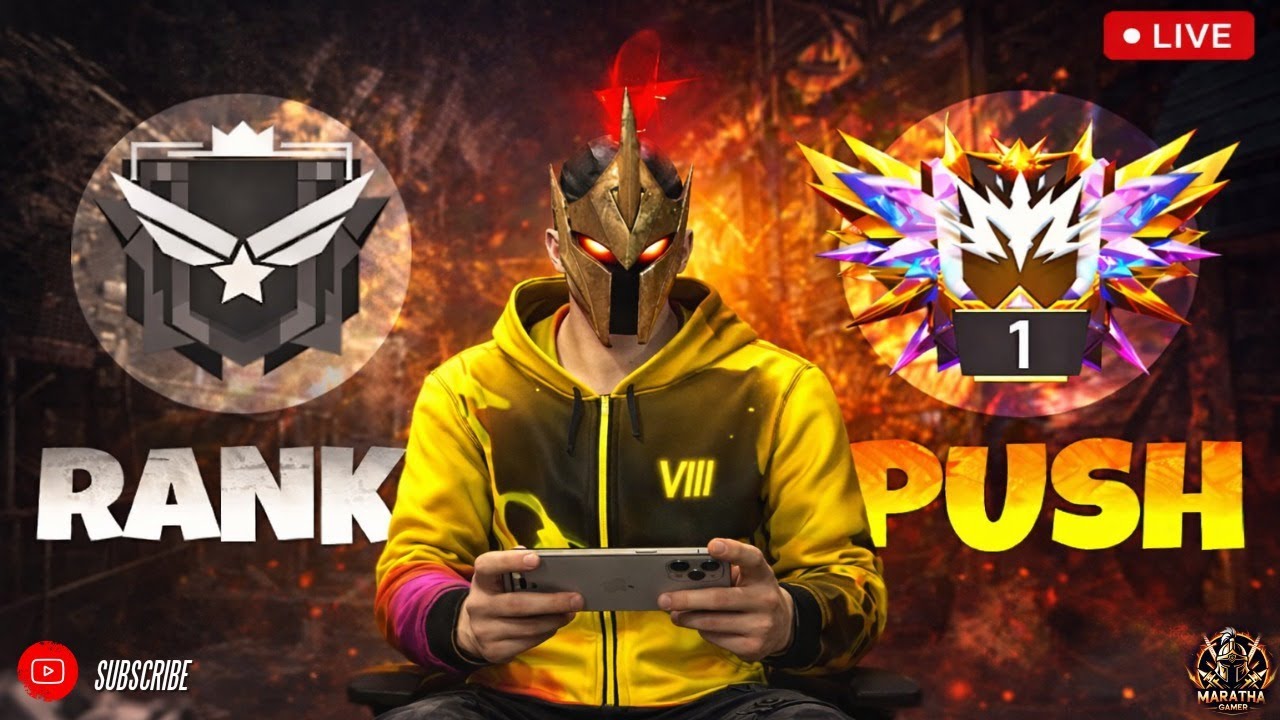 CS Ranked Rank Push LIVE Pro Free Fire Gameplay 