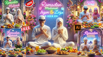 New Style Ramadan Mubarak AI Photo Editing|Ramzan Mubarak AI Photo kaise banaye|Bing AI