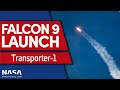 SpaceX launches a record 143 satellites on Transporter-1 mission