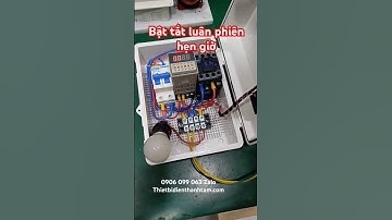 DH48S hẹn giờ bật tắt motor luân phiên