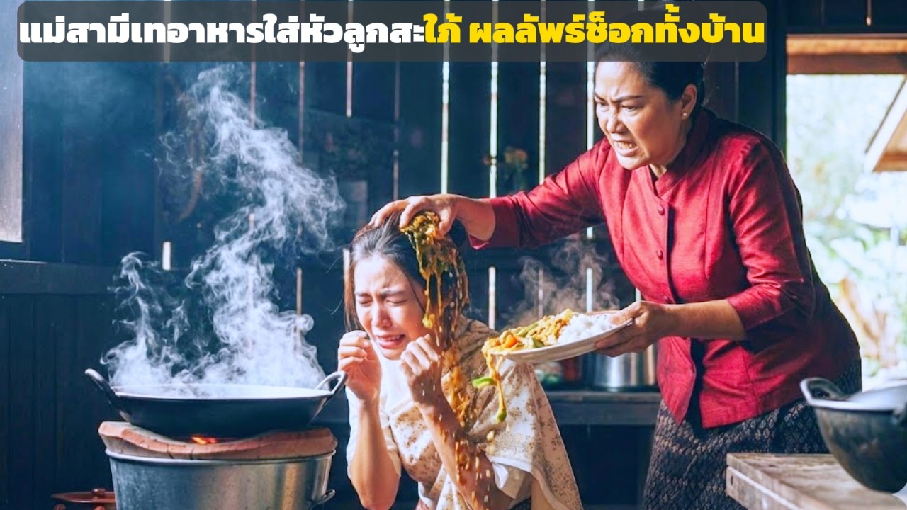 แม่สามีสาดอาหารร้อนใส่ลูกสะใภ้ ผลลัพธ์ร้ายแรงเกินคาด | ดราม่าครอบครัว