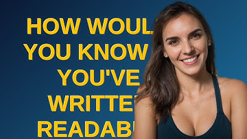 Softwareengineering: How would you know if you