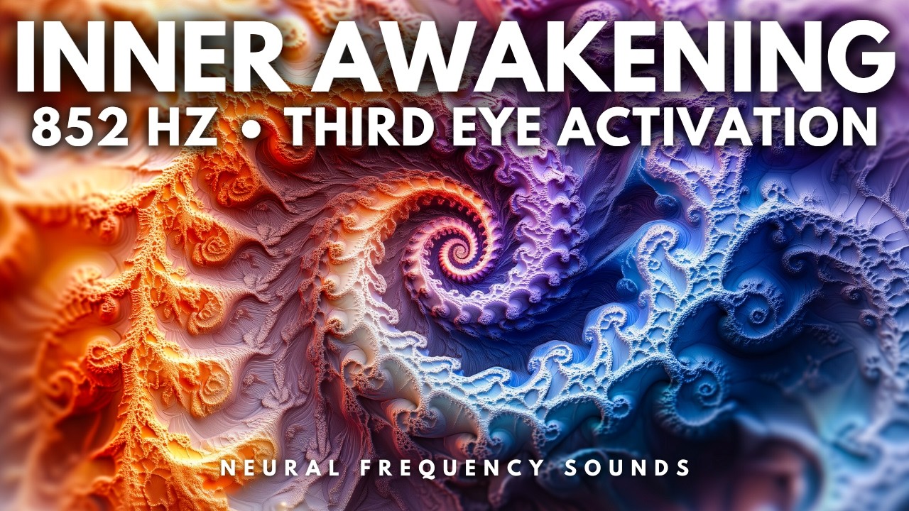 852 Hz 🔮 Third Eye Activation • Calm Overthinking & Awaken Clarity | Sleep Music [8 Hours]