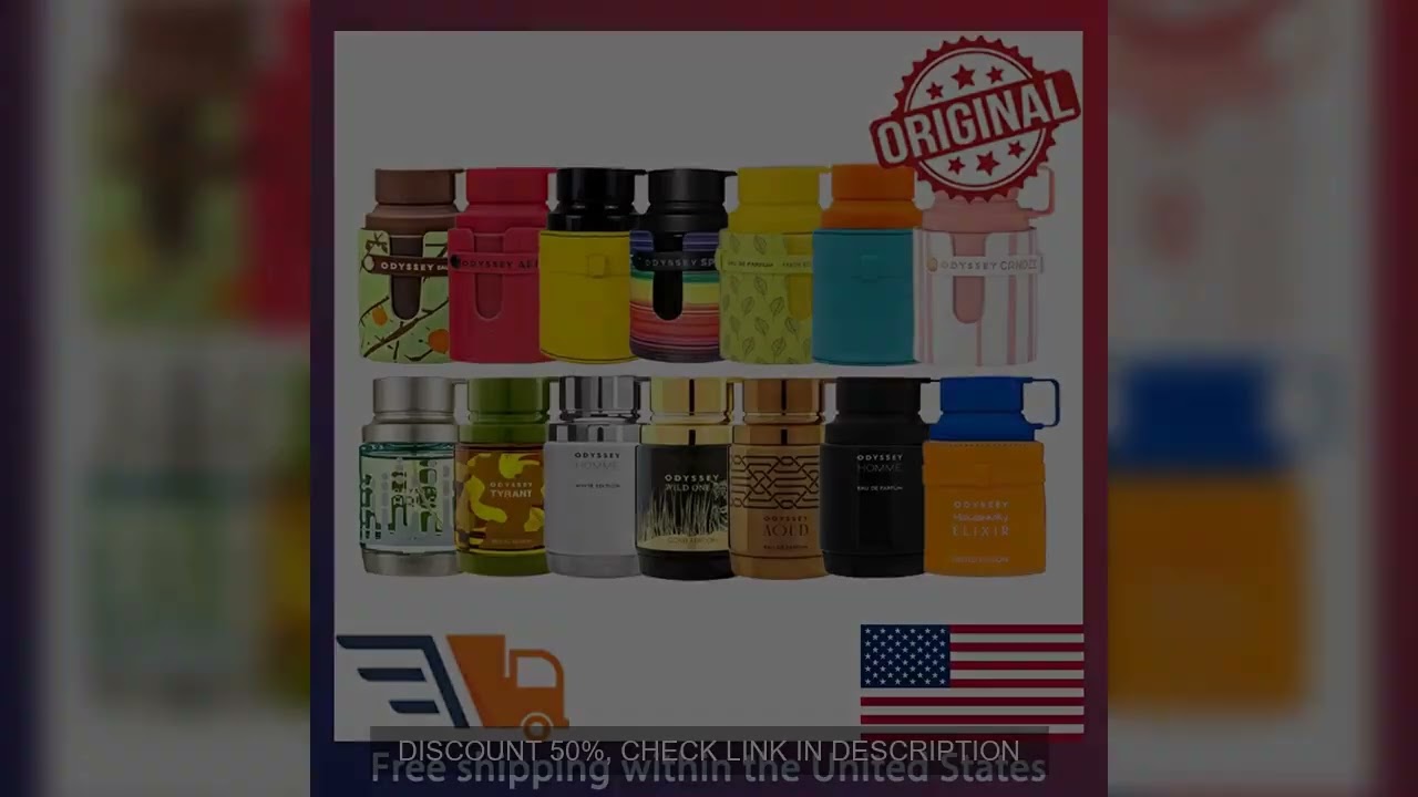 Armaf Odyssey Series Eau de Parfum Spray 100ml Original Arab Perfumes High Quality Cologne for Men L