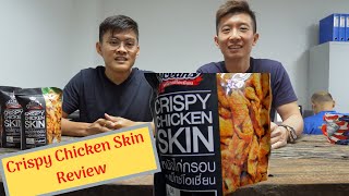 Crispy Fried Chicken Skin by Max Oceans - Eat Thai Snacks Review