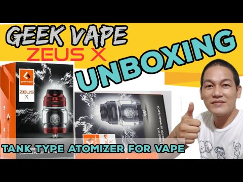 ZEUS X RTA ATOMIZER FOR VAPE UNBOXING | TANK TYPE ATOMIZER FOR VAPE |  E-CIGARETTE