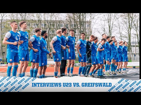 🎤Interviews nach dem U23-Spiel in Greifswald | Regionalliga Nordost⚽