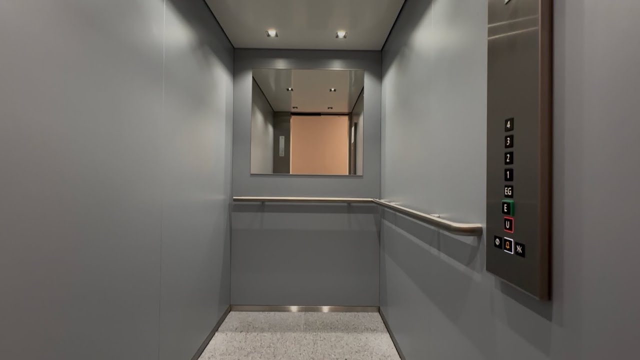 Brand new 2024 Schindler 3000 Elevator at residential building, Stuttgart-Feuerbach